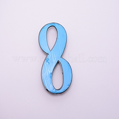 Пластиковые и ПВХ этикетки с номером&nbsp;X-KY-WH0023-A08-03