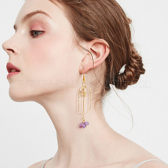 3 нить натуральных аметистовых бусин&nbsp;G-BC0001-27