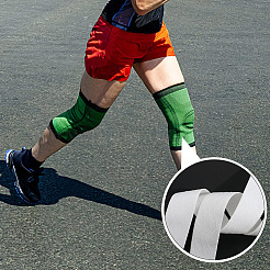 5 ярд плоской полиэстеровой противоскользящей эластичной ленты&nbsp;OCOR-GF0004-18C-02