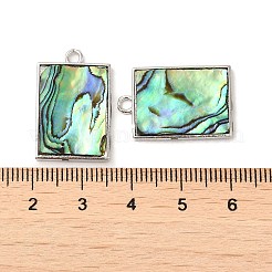 Природные пауа оболочки подвески&nbsp;KK-E059-07P