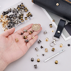 64 комплект ручек для ящиков шкафа из латуни двух цветов&nbsp;KK-PH0011-89A