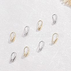 Латунные крючки для сережек&nbsp;KK-FH0001-15