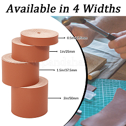 Плоский шнур из искусственной кожи из микрофибры длиной 2 м.&nbsp;FIND-WH0420-75B-04