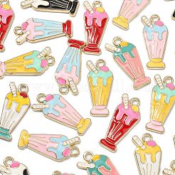 40шт 8 стиля подвески из сплава с эмалью&nbsp;ENAM-CJ0003-15