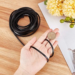 Плоский шнур из воловьей кожи&nbsp;WL-GF0001-09D-01