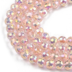 Стеклянные бусины с гальваническим покрытием &nbsp;EGLA-B013-01A-AB04