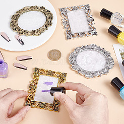 4шт 2 стиля 2 цвета смоляная имитация ракушки цветовая палитра&nbsp;DIY-NB0013-56