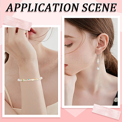 114шт прозрачные гальванические стеклянные бусины&nbsp;GLAA-PA0001-17E