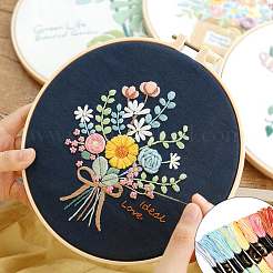 Полиэфирные нитки для вышивания&nbsp;OCOR-WH20074-13A-01A