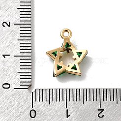 Латунные микро проложить кубического циркония подвески&nbsp;KK-Z131-13G