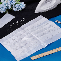 7 шт. стеклянный стразы для горячей фиксации&nbsp;DIY-FG0001-42C