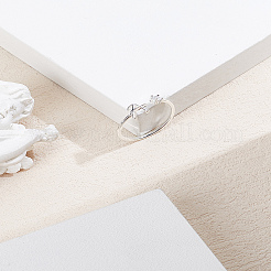 1 шт. латунные манжеты с буквами и стразами для женщин&nbsp;AJEW-LP0004-47A-S