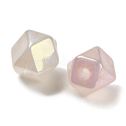 Полигональное УФ-покрытие светящиеся радужные переливающиеся акриловые бусины&nbsp;LACR-R001-04A