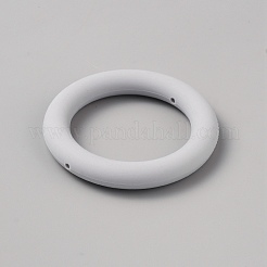 Кольца из силиконовых бусин&nbsp;LS-SIL-WH0018-25M