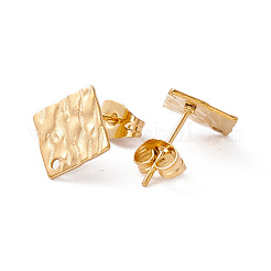 Фурнитура для сережек-гвоздиков из нержавеющей стали 304&nbsp;STAS-G270-02G-07