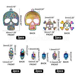 10 шт. 5 стилей из сплава с большими подвесками&nbsp;FIND-PH0001-63
