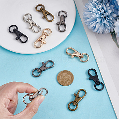 30 шт. 5 цвета поворотные застежки из сплава&nbsp;FIND-PH0028-29