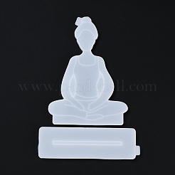 Силиконовые Молды для статуй для йоги своими руками&nbsp;DIY-G046-13