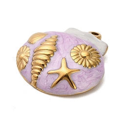 Подвески из нержавеющей стали 304 с эмалью&nbsp;STAS-P404-06G-02