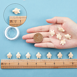 40 шт. фарфоровые бусины ручной работы в виде черепахи&nbsp;DIY-SC0015-62B