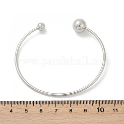 Браслеты-манжеты открытого типа из нержавеющей стали 304&nbsp;BJEW-R019-01P-02