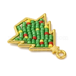 Рождественская тема подвески из стеклянного бисера&nbsp;PALLOY-MZ00809-02