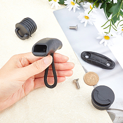 Пластиковые ручки для каяка с нейлоновой веревкой и винтами из нержавеющей стали&nbsp;FIND-GA0001-55