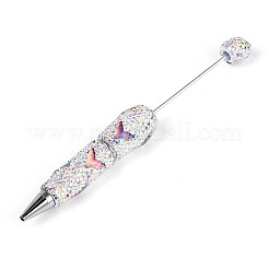 Шариковая ручка с рисунком рыбьего хвоста из смолы и полимерной глины&nbsp;AJEW-T013-05M