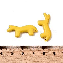 Синтетические бирюзовые бусины&nbsp;G-B158-01F