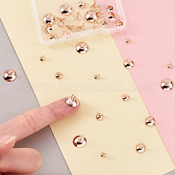 50 шт. 5 стиля 304 нержавеющая сталь бусины колпачки подвески&nbsp;STAS-CD0001-16