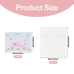 100 шт. бумажная карточка-витрина для бижутерии&nbsp;CDIS-TA0001-31A