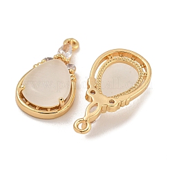 Стойки обшивки латунь микро проложить Циркон подвеску&nbsp;KK-U035-01M