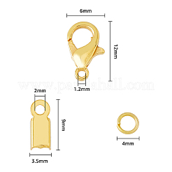 120 шт. 2 цветные застежки из цинкового сплава&nbsp;DIY-HY0001-37