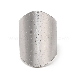 Открытое кольцо-манжета из нержавеющей стали марки 304&nbsp;RJEW-Z015-04P