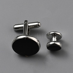 8 шт. латунные эмалевые запонки для мужчин&nbsp;FIND-WH20007-37