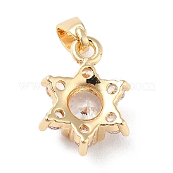 Покрытие стойки латунь микропаве прозрачные подвески из кубического циркония&nbsp;ZIRC-F128-01G