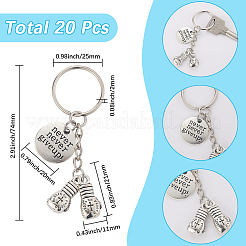 20шт. брелки из сплава&nbsp;KEYC-SC00010