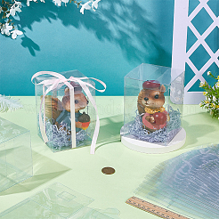 30шт прямоугольные прозрачные пластиковые коробки из ПВХ подарочная упаковка&nbsp;CON-BC0007-88