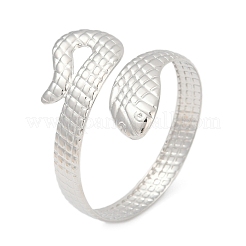 Браслеты-манжеты из сплава змеи для женщин&nbsp;BJEW-G745-01P