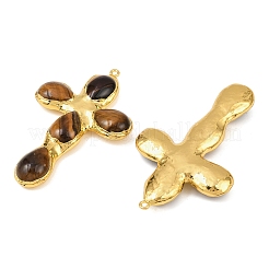 Естественно тигровый глаз большие кулоны&nbsp;KK-H516-25G