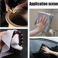 8 лист 2-х цветной квадратной бархатной салфетки для протирки очков&nbsp;AJEW-GF0007-14