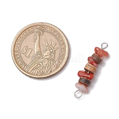 9 шт. 9 стиля подвески-фигурки с натуральным смешанным камнем и натуральным кокосовым диском&nbsp;PALLOY-JF03571