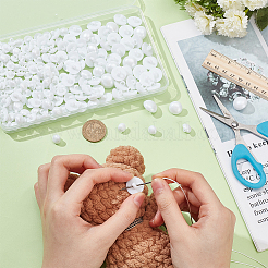 200 шт. 5 стиля пластиковых шайб для кукольных глаз&nbsp;FIND-PH0021-74