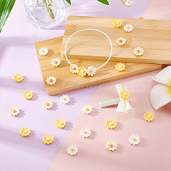 150 шт. 3-цветные кабошоны из непрозрачной смолы&nbsp;CRES-NB0001-44