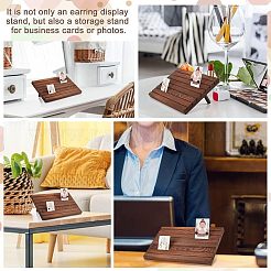 Деревянные подставки для рассадочных карточек с 7 слотом&nbsp;ODIS-WH0029-52C