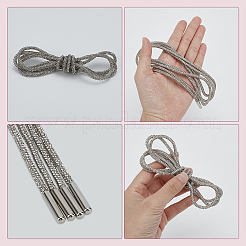Резиновые шнурки со стразами&nbsp;AJEW-WH0752-498A