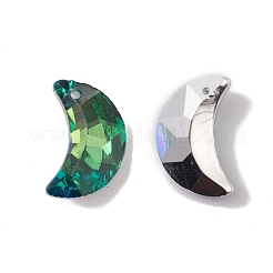 Гальванизировать прозрачные стеклянные подвески&nbsp;GLAA-A008-10B