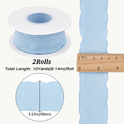 2 рулон полиэстеровой гофрированной ленты для декоративных пришивных работ&nbsp;OCOR-CY0003-18A