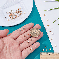 60 шт. Латунные дистанционные бусины&nbsp;KK-ME0003-77