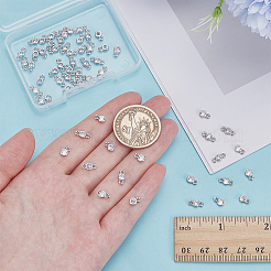 60 шт. 2 стиля латунные подвески с прозрачным кубическим цирконием&nbsp;KK-AR0001-81